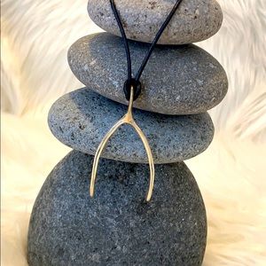 Sterling silver wishbone